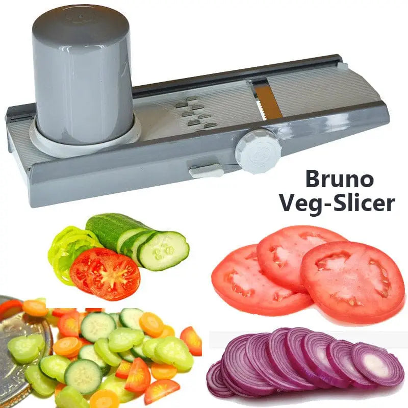 High Quality Bruno Vegetable & Salad Cutter | Manual Potato & Onion Slicer | Easy Kitchen Vegetable Cutter | Multi-Purpose Salad Cutting Tool