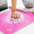 High Quality Large Silicone Roti Mat | Non-Stick Pastry & Fondant Rolling Mat | Reusable Chapati Dough Kneading Sheet | Food Grade Heat Resistant Baking & Rolling Mat
