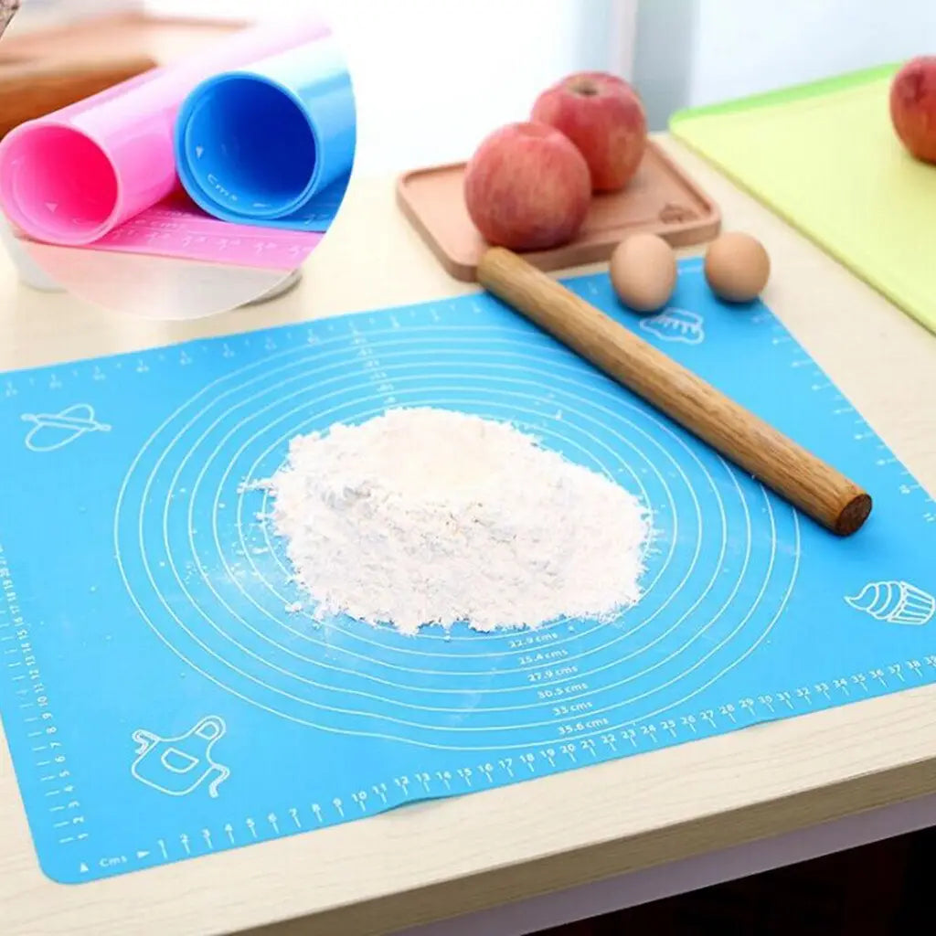 High Quality Large Silicone Roti Mat | Non-Stick Pastry & Fondant Rolling Mat | Reusable Chapati Dough Kneading Sheet | Food Grade Heat Resistant Baking & Rolling Mat