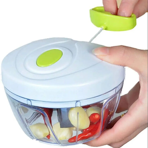 High Quality 500ML Manual Pull Chopper – Hand Pull Food Processor, Vegetable & Garlic Cutter