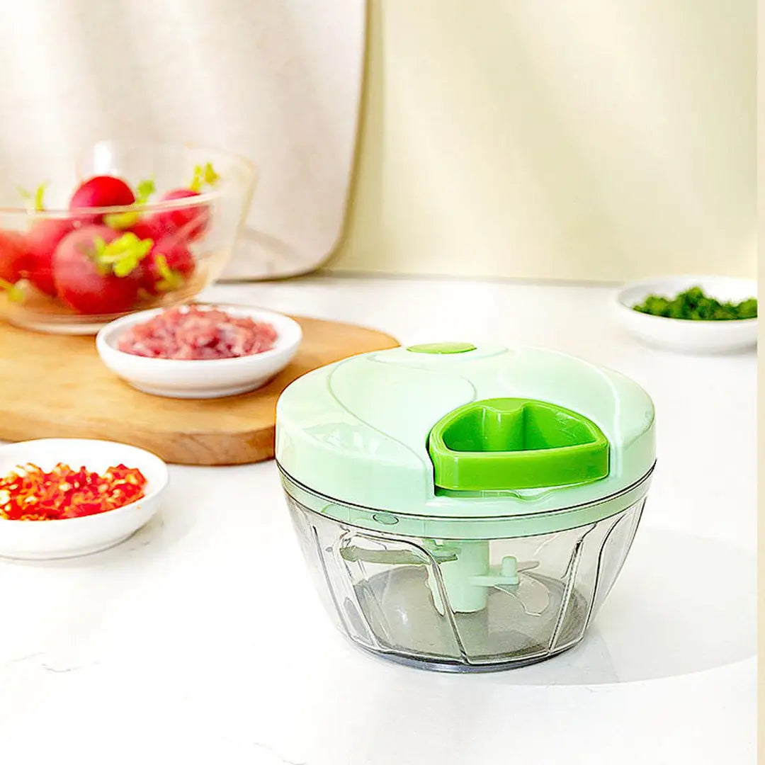 High Quality 500ML Manual Pull Chopper – Hand Pull Food Processor, Vegetable & Garlic Cutter