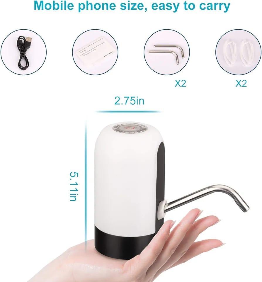 Electric Water Pump 50ml White Black ABS Stainless Steel